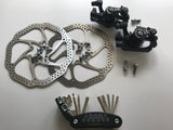 Bicycle Bike Mechanical Front+Rear Disc Brake Caliper Kit ZOOM BRAND +TOOL KIT