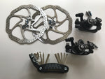 Bicycle Bike Mechanical Front+Rear Disc Brake Caliper Kit ZOOM BRAND +TOOL KIT